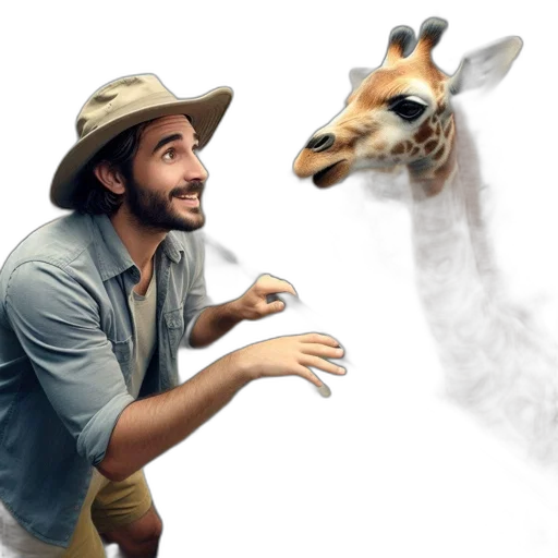 animal, creature, staff, hat transparent PNG cut-out