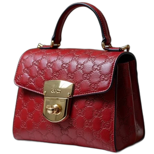 photorealistic, red, gucci, supreme transparent PNG cut-out