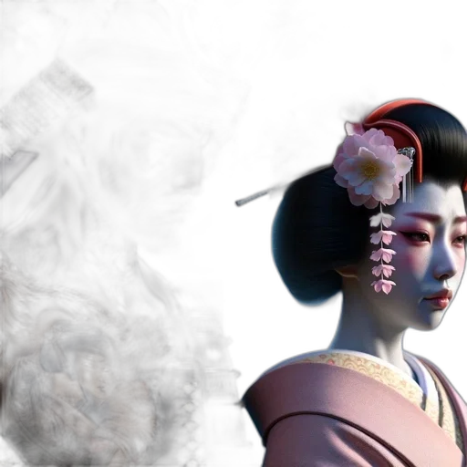 staff, mask, 3d render, photorealistic transparent PNG cut-out