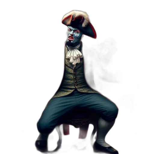 mask, creature, staff, robot transparent PNG cut-out