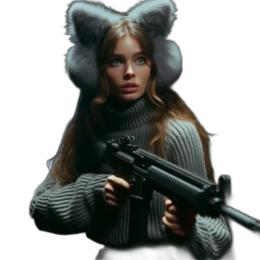 weapon, animal, jacket, creature transparent PNG cut-out