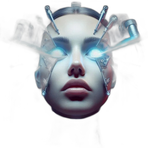 robot, mask, face, jewelry transparent PNG cut-out
