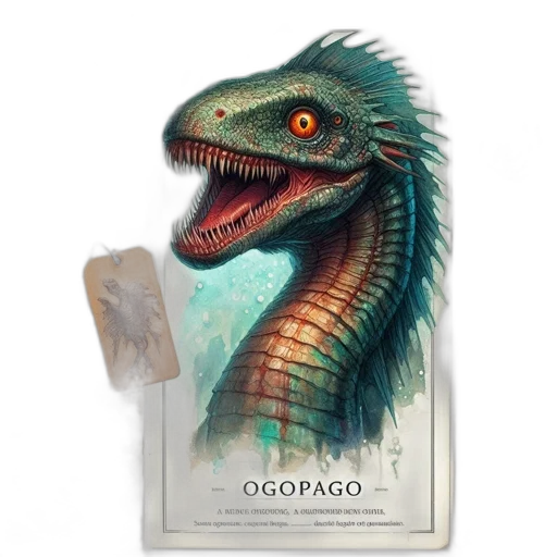 dragon, creature, animal, concept art transparent PNG cut-out