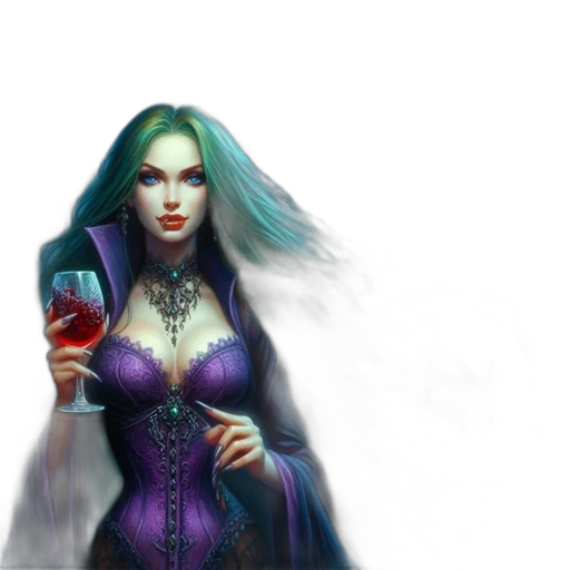 fantasy art, concept art, comic book art, photorealistic transparent PNG cut-out