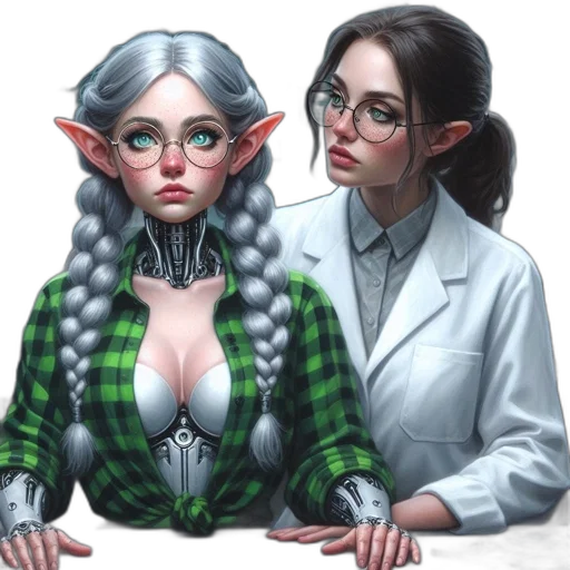 fantasy art, concept art, comic book art, pixel art transparent PNG cut-out
