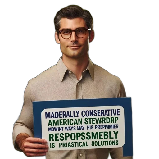 staff, cartoon, man, wears transparent PNG cut-out