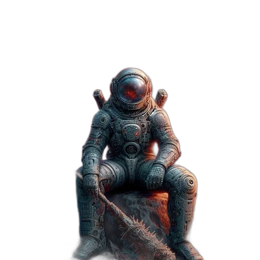 robot, staff, creature, weapon transparent PNG cut-out
