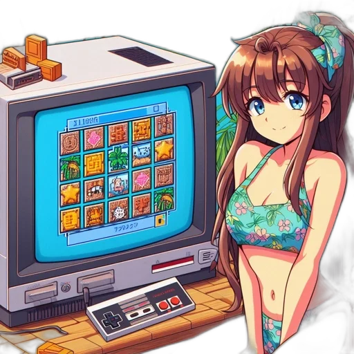furniture, robot, weapon, vaporwave transparent PNG cut-out