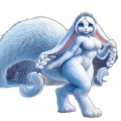 creature, animal, staff, hair transparent PNG cut-out