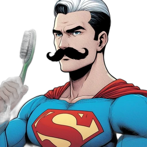 hair, staff, comic book art, cartoon transparent PNG cut-out