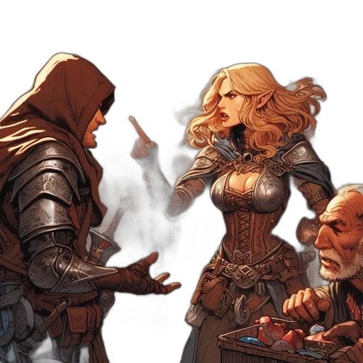 sword, concept art, fantasy art, comic book art transparent PNG cut-out