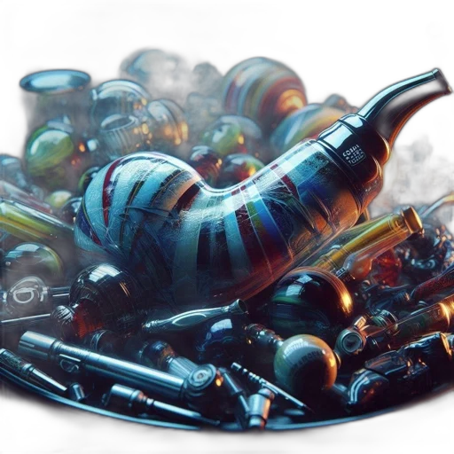bottle, weapon, concept art, photorealistic transparent PNG cut-out