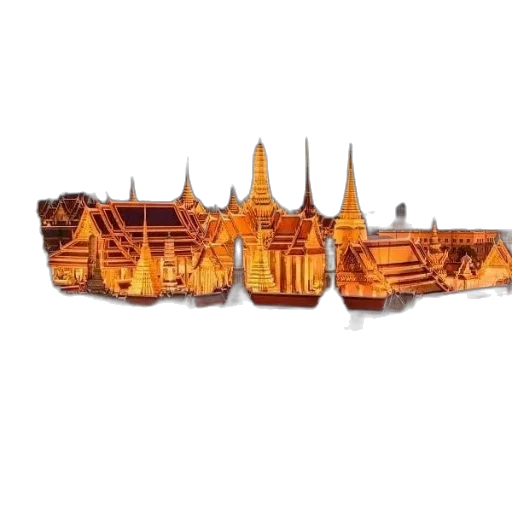 crown, building, concept art, 3d render transparent PNG cut-out