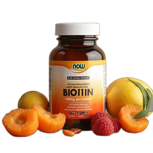 now, biotin, 100mca transparent PNG cut-out