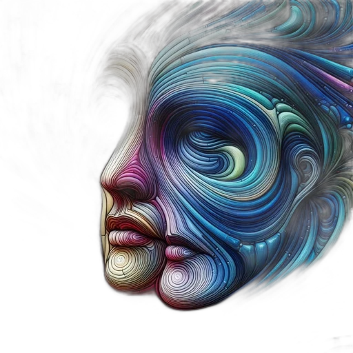 mask, face, hair, creature transparent PNG cut-out