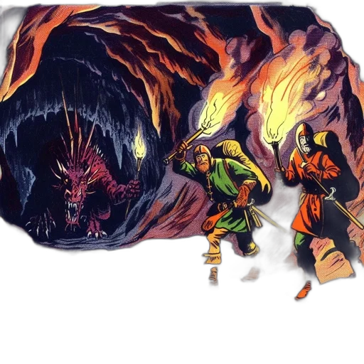 dragon, concept art, fantasy art, comic book art transparent PNG cut-out