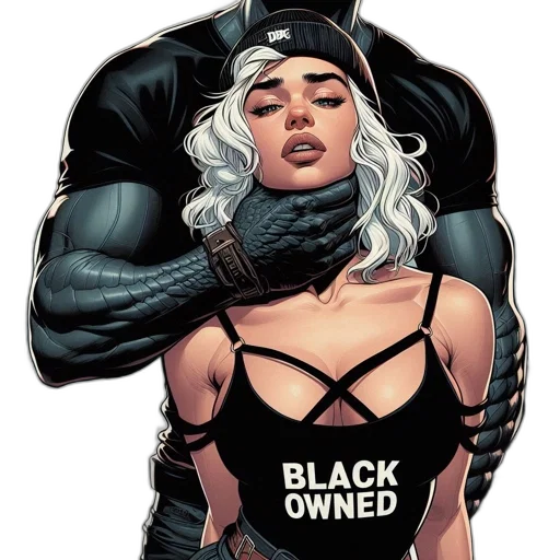 comic book art, concept art, dark, tall transparent PNG cut-out