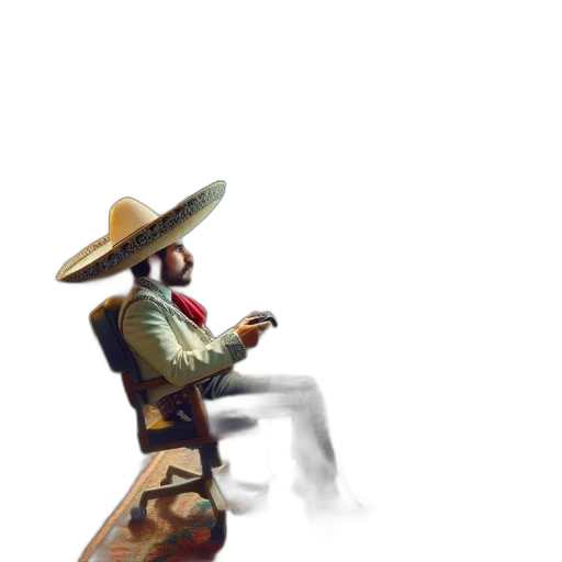 staff, weapon, hat, robot transparent PNG cut-out