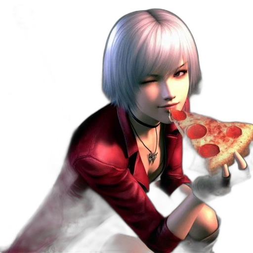 food, face, weapon, 3d render transparent PNG cut-out