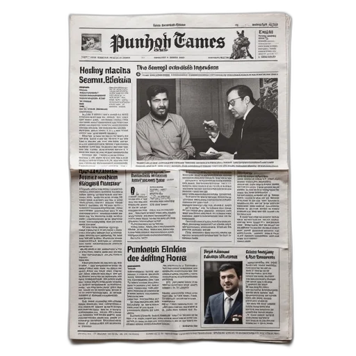 newspaper, page, punjabi, news transparent PNG cut-out