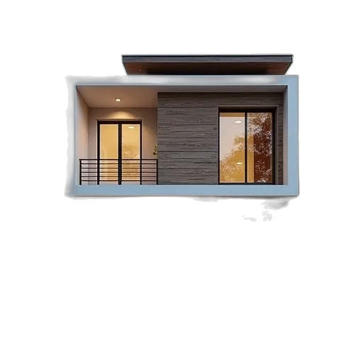 building, furniture, 3d render, photorealistic transparent PNG cut-out