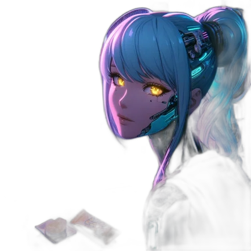 face, staff, robot, mask transparent PNG cut-out