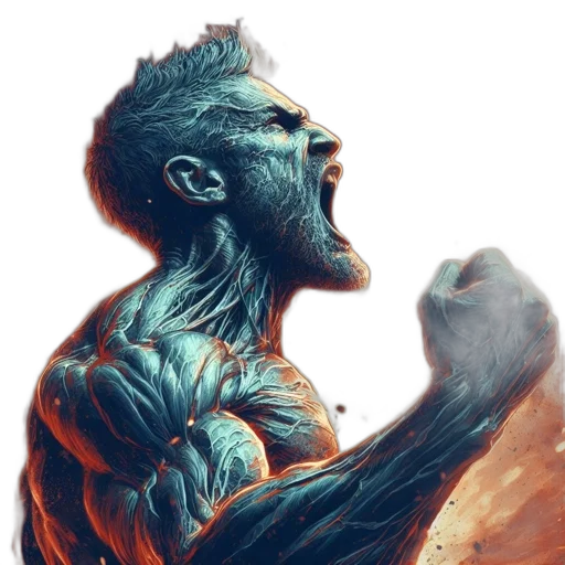 creature, animal, face, concept art transparent PNG cut-out