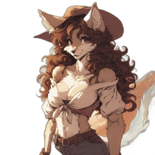 hat, staff, animal, dress transparent PNG cut-out