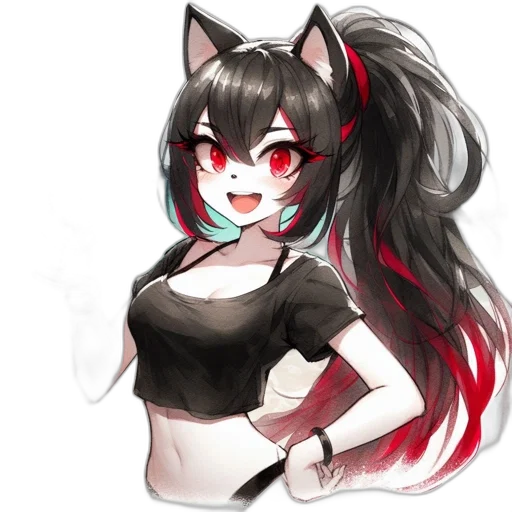 staff, creature, animal, anime transparent PNG cut-out