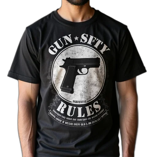 3d render, gun, safety, rules transparent PNG cut-out