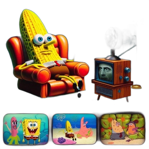 furniture, food, concept art, pixel art transparent PNG cut-out