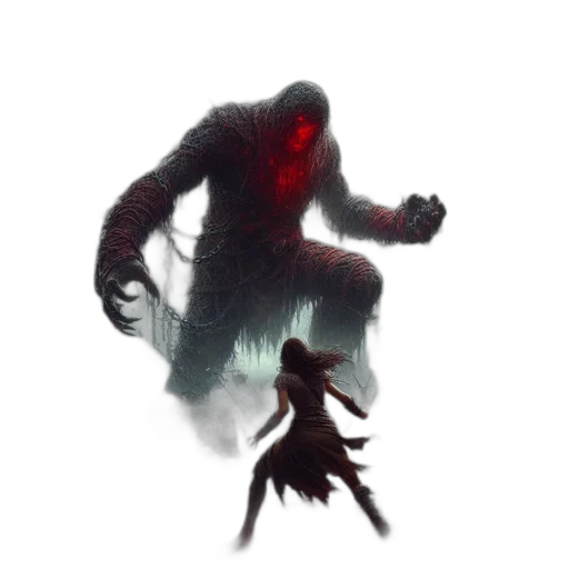 creature, animal, mask, hair transparent PNG cut-out
