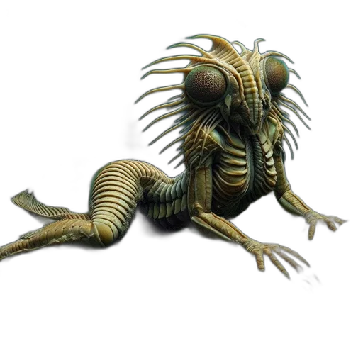 creature, animal, robot, dragon transparent PNG cut-out