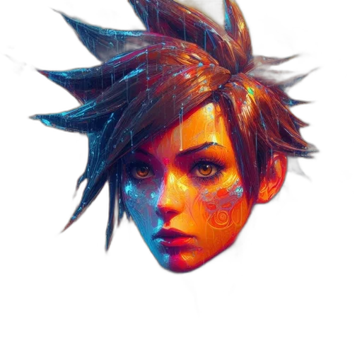 face, mask, hair, crown transparent PNG cut-out