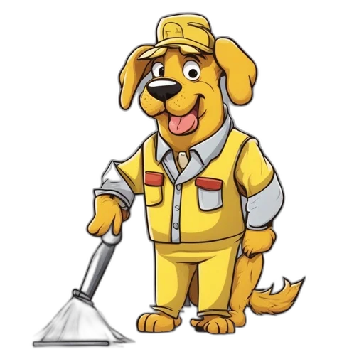 staff, animal, cartoon, pixel art transparent PNG cut-out