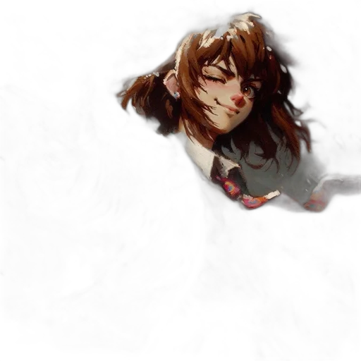 face, creature, mask, hair transparent PNG cut-out
