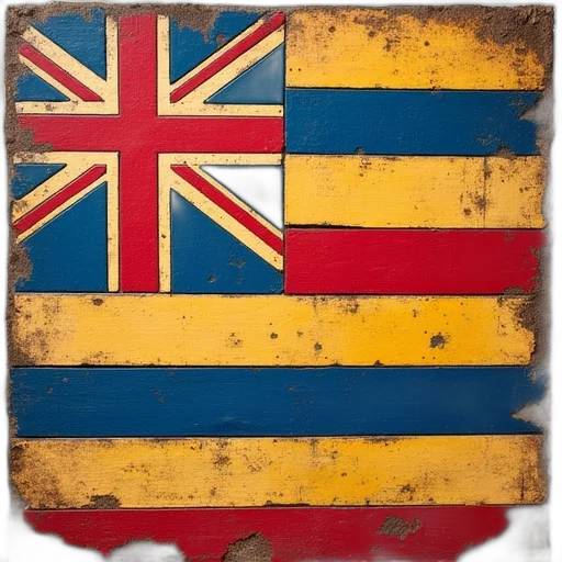 crown, weapon, hawaii, flag transparent PNG cut-out