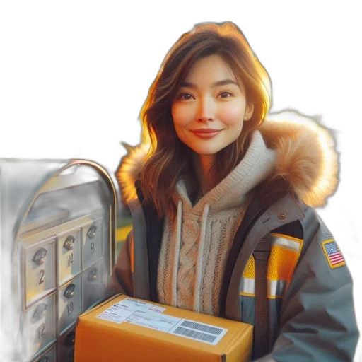 jacket, robot, face, staff transparent PNG cut-out