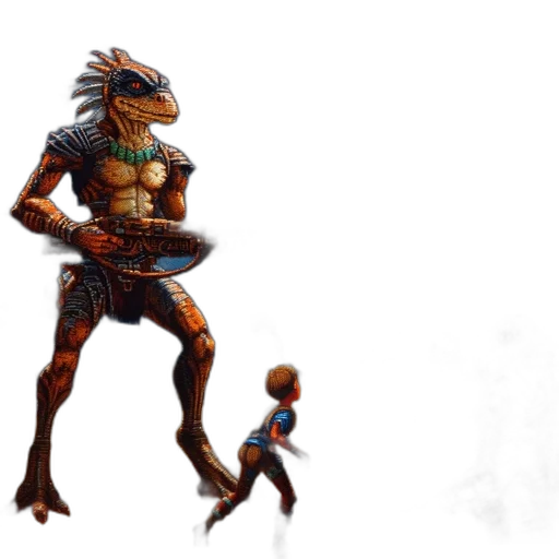 creature, dragon, robot, concept art transparent PNG cut-out