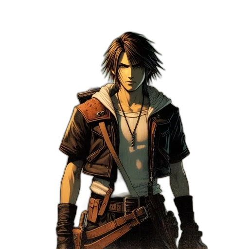 jacket, weapon, staff, sword transparent PNG cut-out