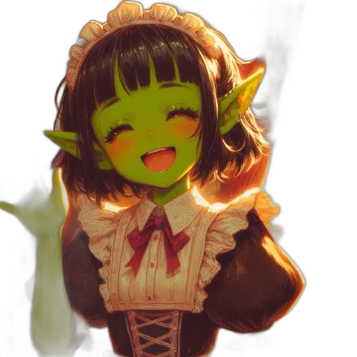 staff, mask, creature, face transparent PNG cut-out
