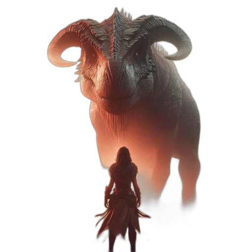 creature, animal, dragon, concept art transparent PNG cut-out