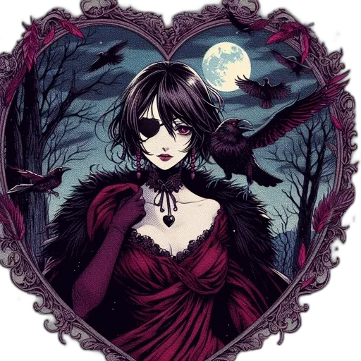 mask, dress, fantasy art, anime transparent PNG cut-out