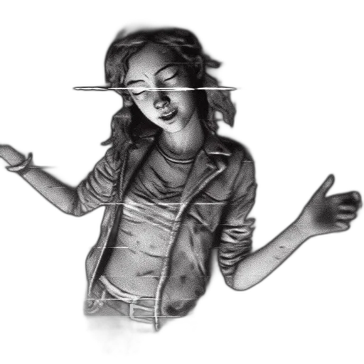 jacket, staff, weapon, cartoon transparent PNG cut-out