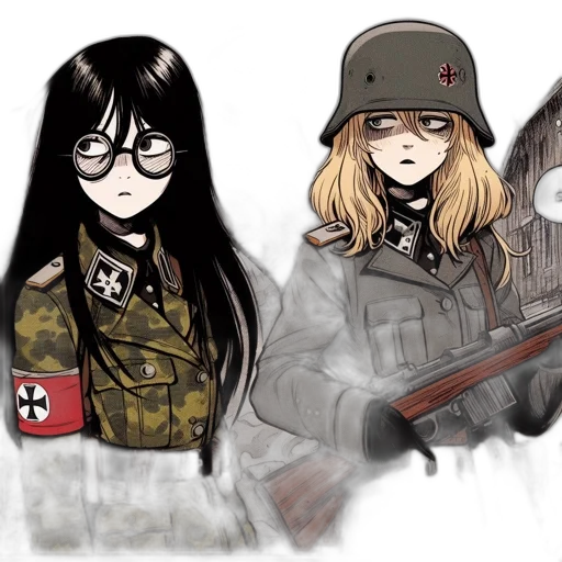 anime, comic book art, concept art, cartoon transparent PNG cut-out