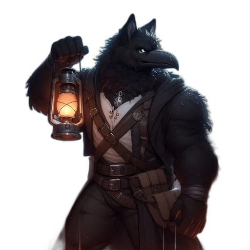staff, jacket, mask, weapon transparent PNG cut-out