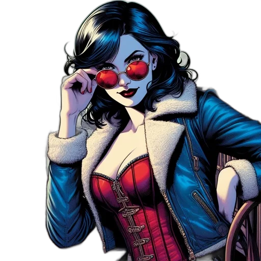 jacket, comic book art, concept art, cartoon transparent PNG cut-out