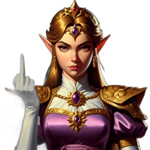 staff, jewelry, crown, fantasy art transparent PNG cut-out