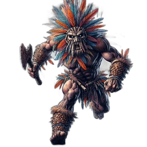 staff, creature, weapon, animal transparent PNG cut-out
