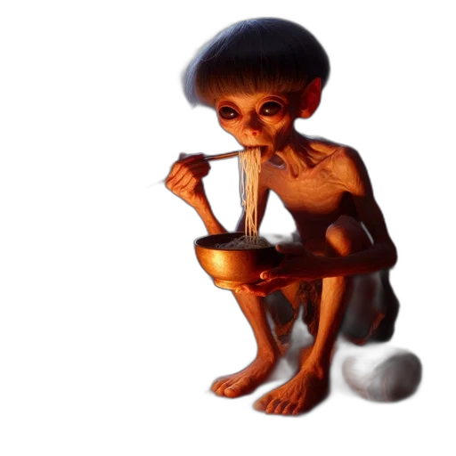 creature, staff, robot, food transparent PNG cut-out